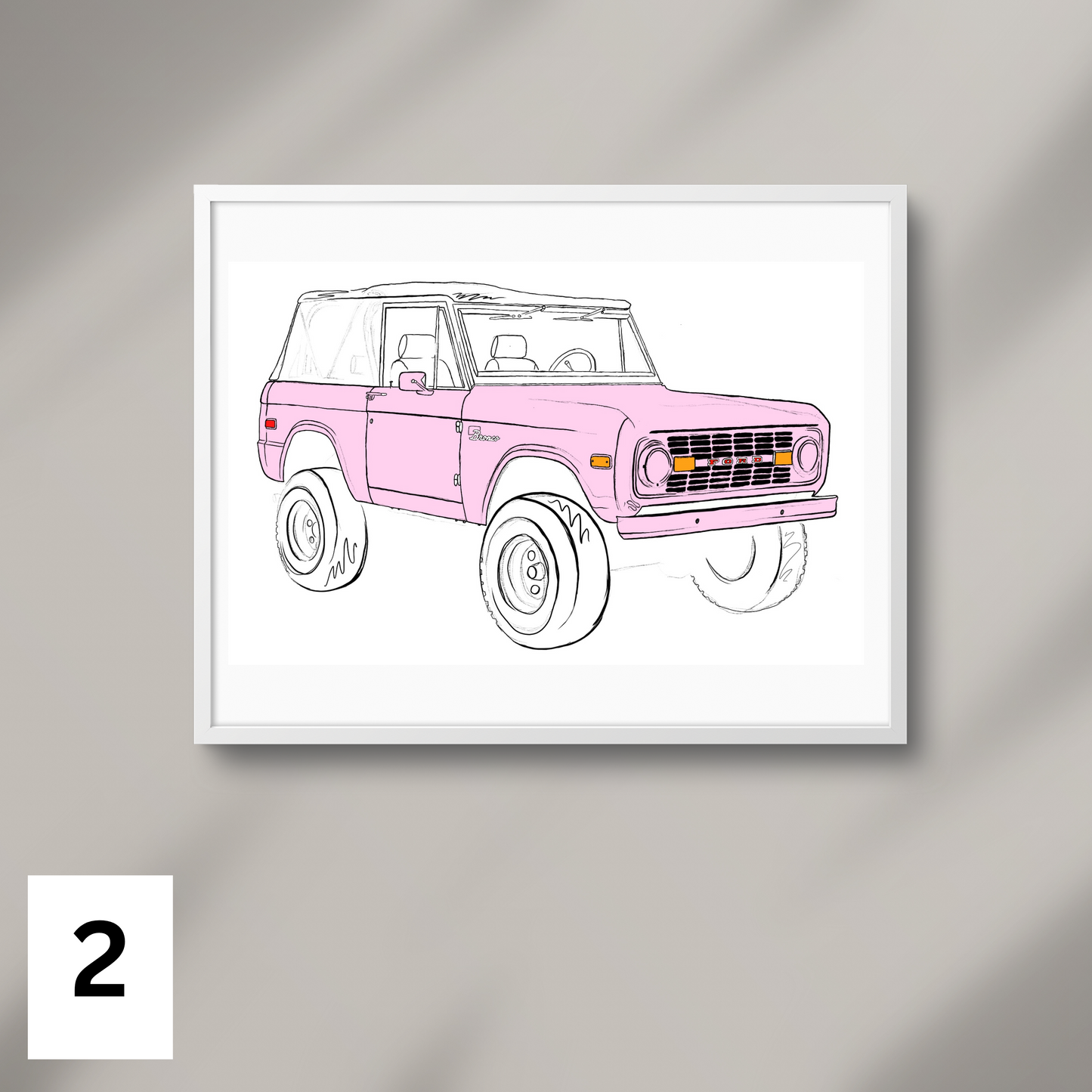 Vintage Bronco Prints