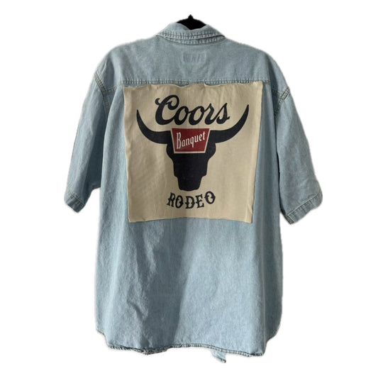 Coors Rodeo Button Down