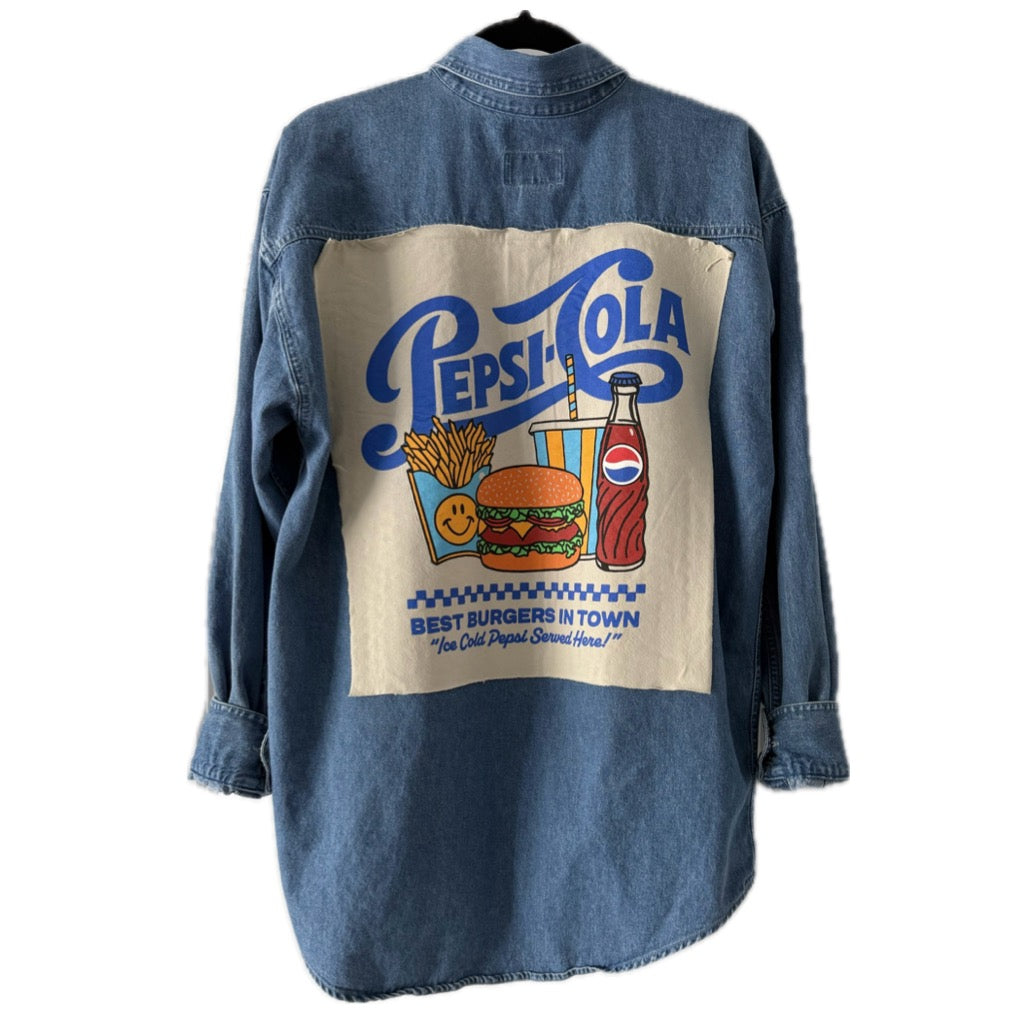 Pepsi Cola Button Down