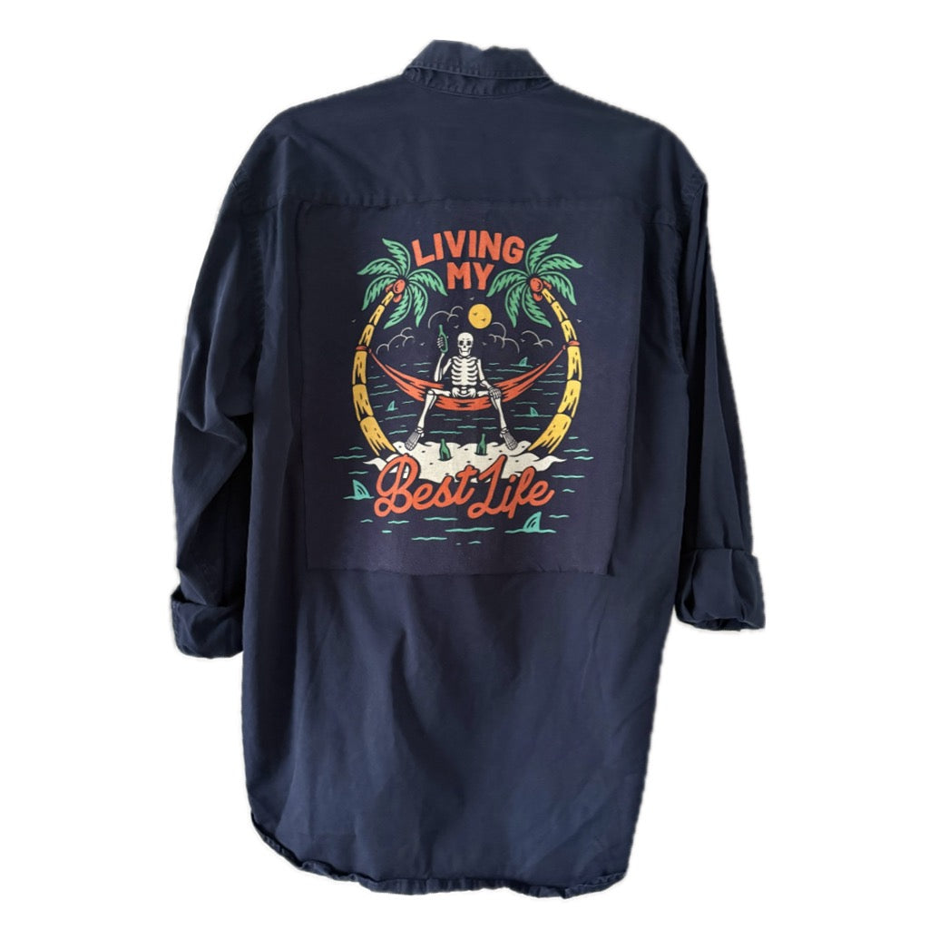 Best Life Button Down