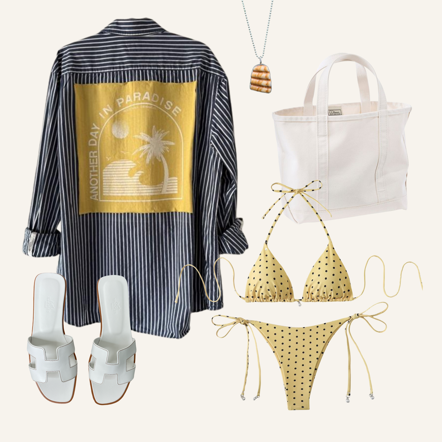 Paradise Button Down