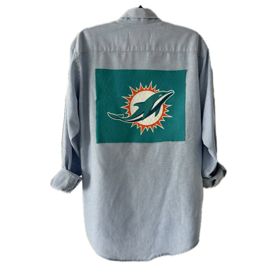 Miami Dolphins Button Down