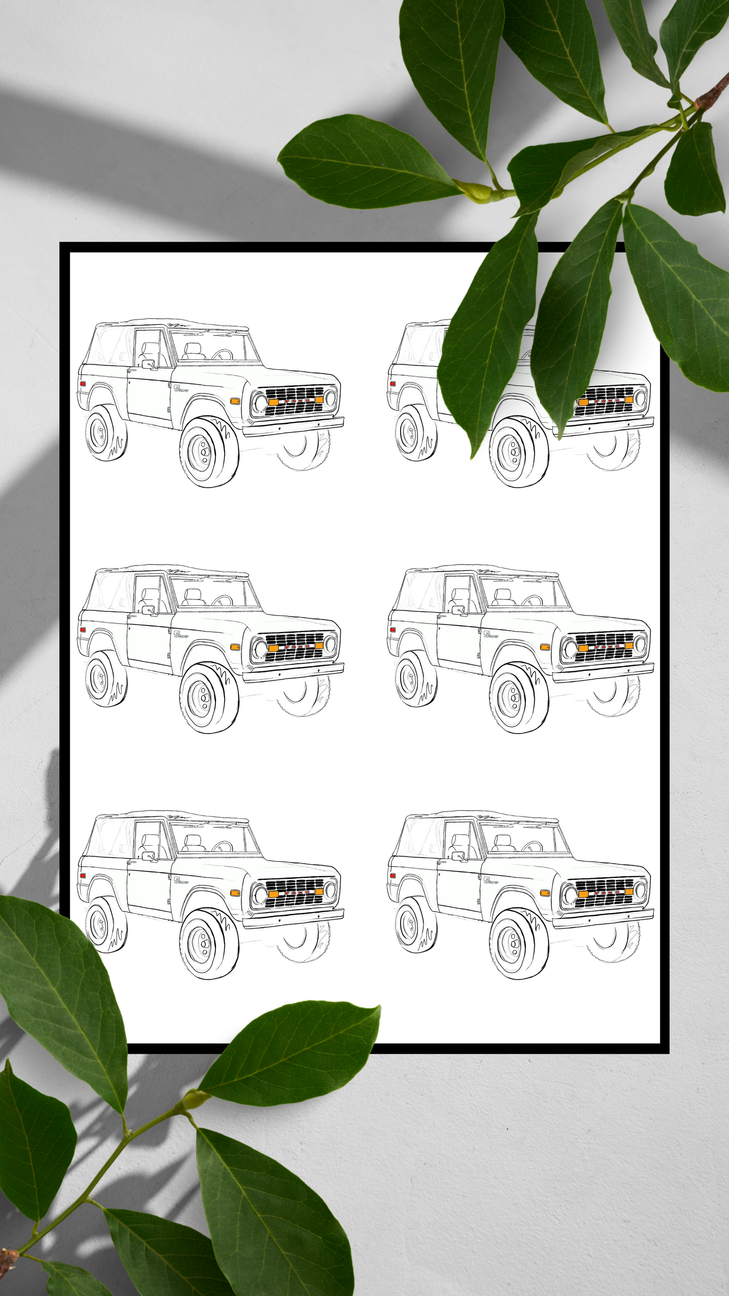 Vintage Bronco Prints