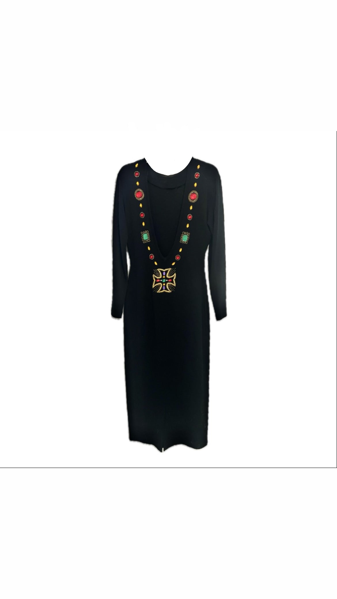 Beaded Lauren Alexandra Dress
