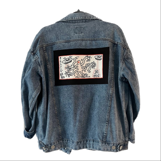 Keith Haring Denim Jean Jacket