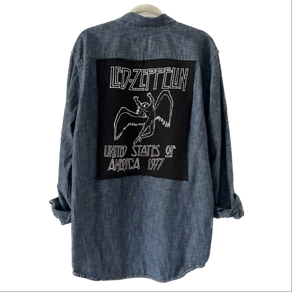 Led Zeppelin Button Down