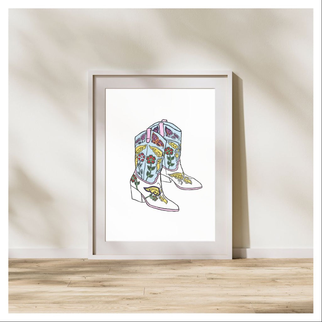 Butterfly Cowgirl Boot