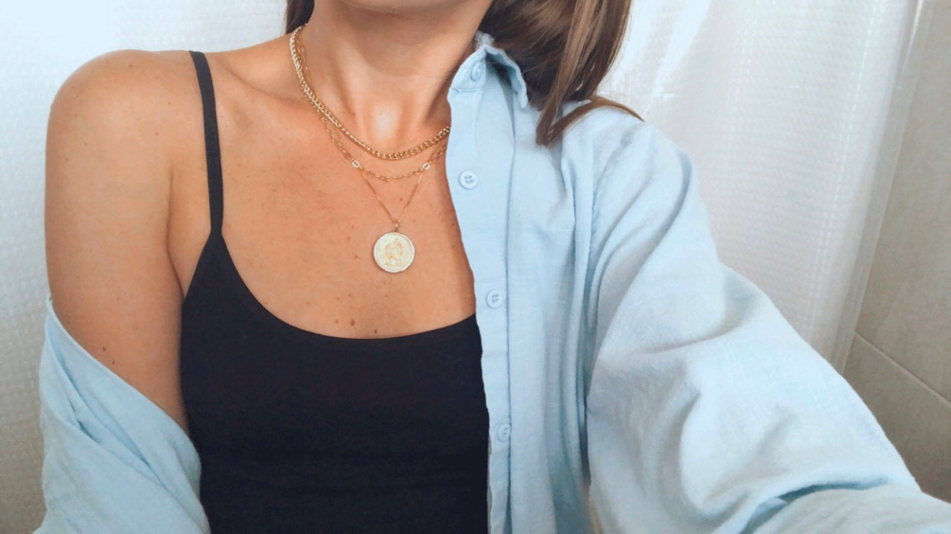 Iris Coin Pendant