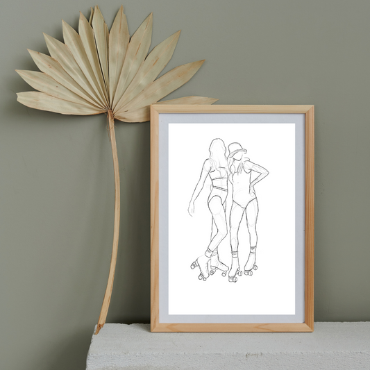 Derby Girls Print