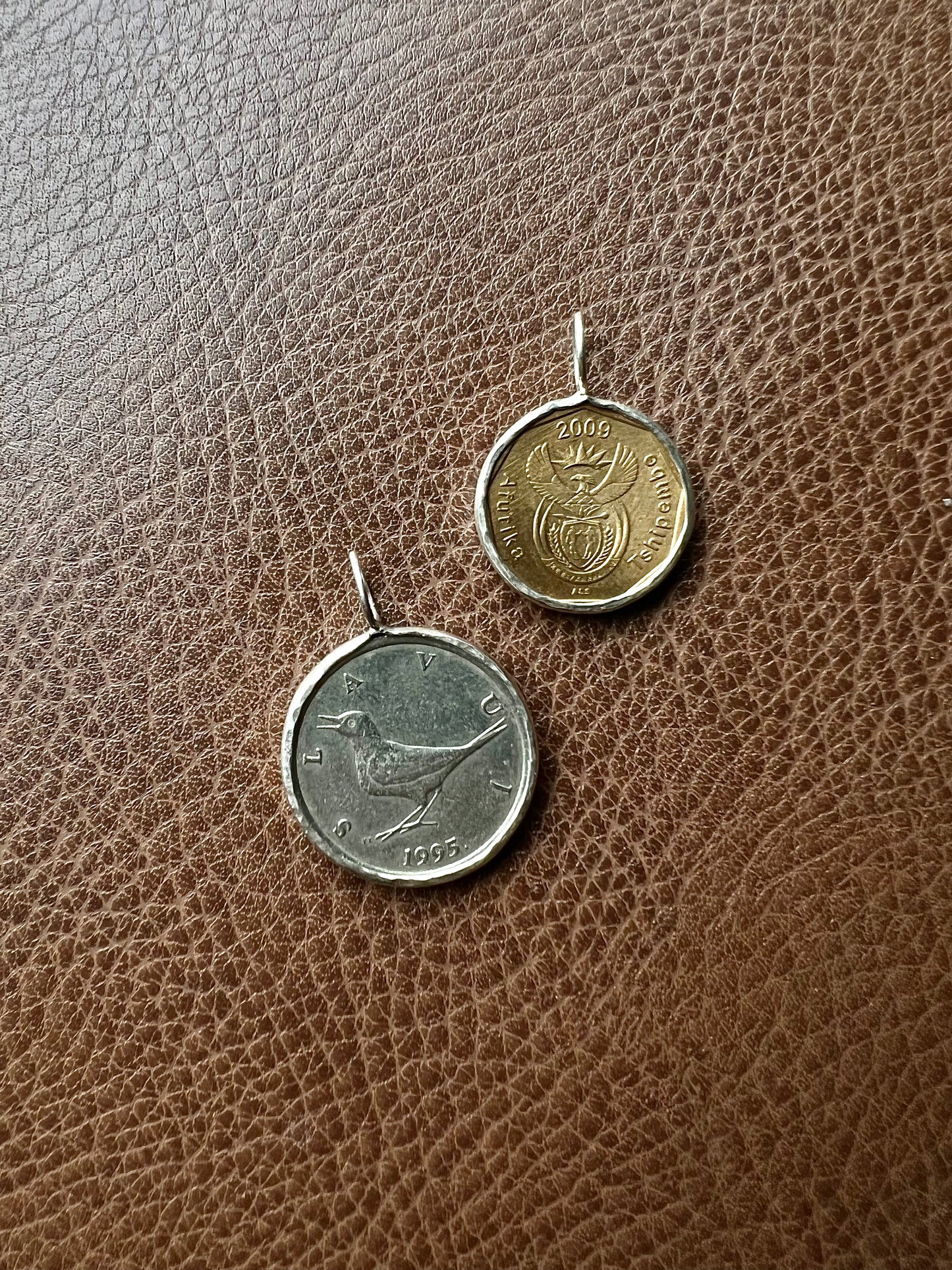 Free Bird Coin Pendant