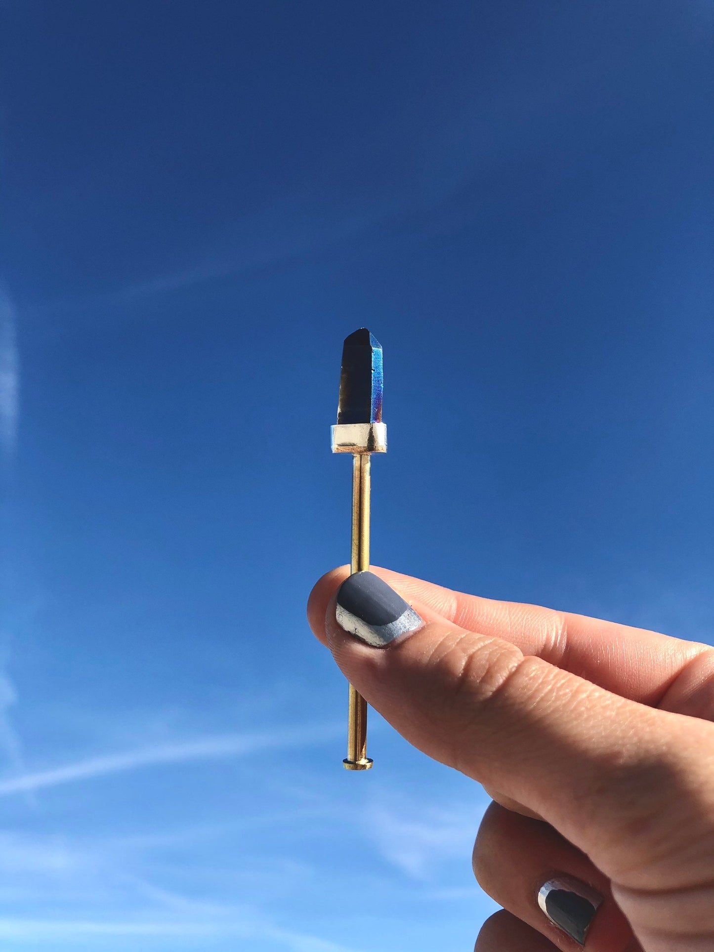 Blue Iris Quartz Packer