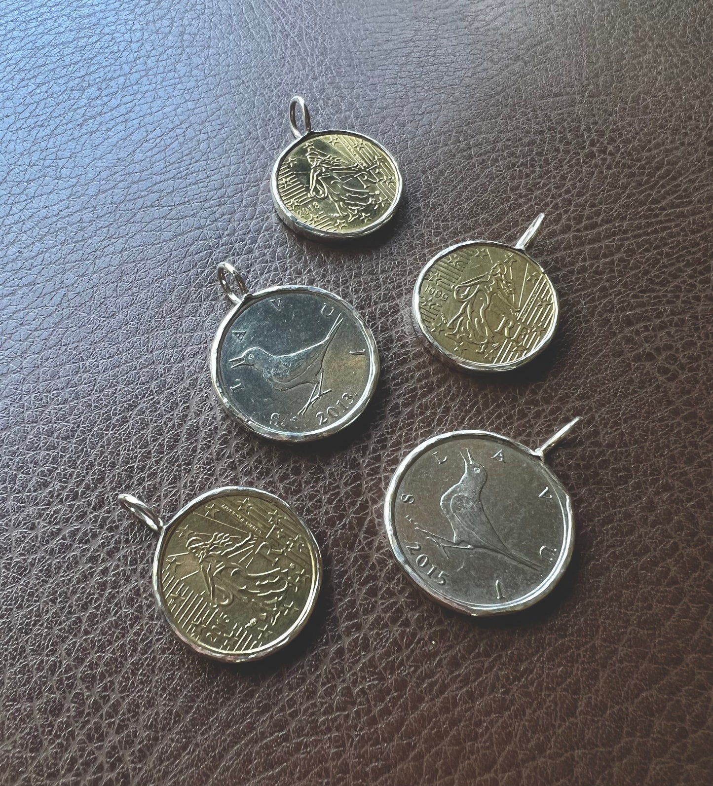 Free Bird Coin Pendant
