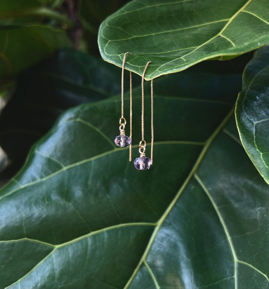 Amethyst Threaders