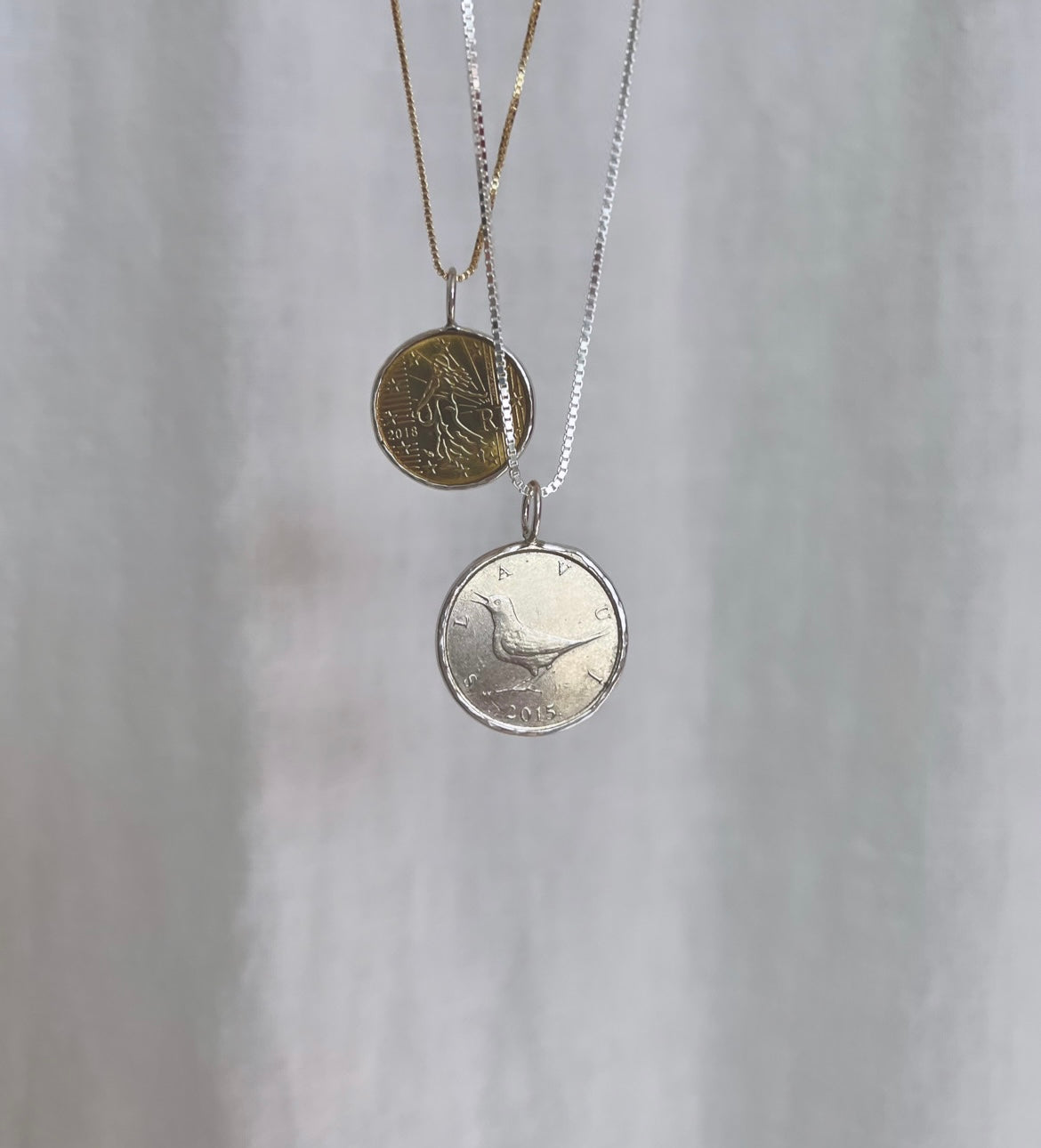 Free Bird Coin Pendant
