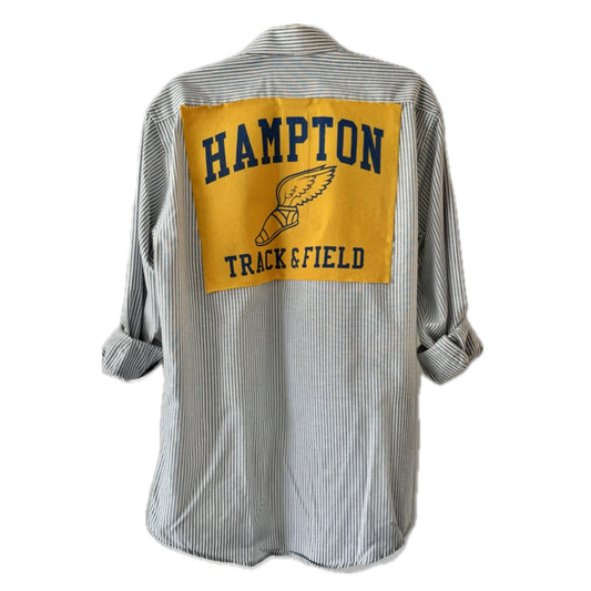 Hampton Track & Field Button Down