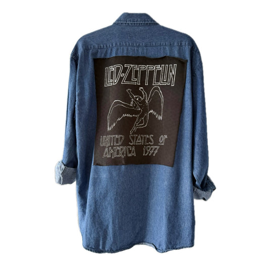 Led Zeppelin Button Down