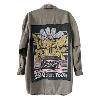 Wild Flower Button Down