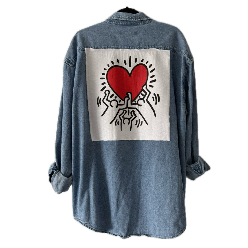 Keith Haring Button Down