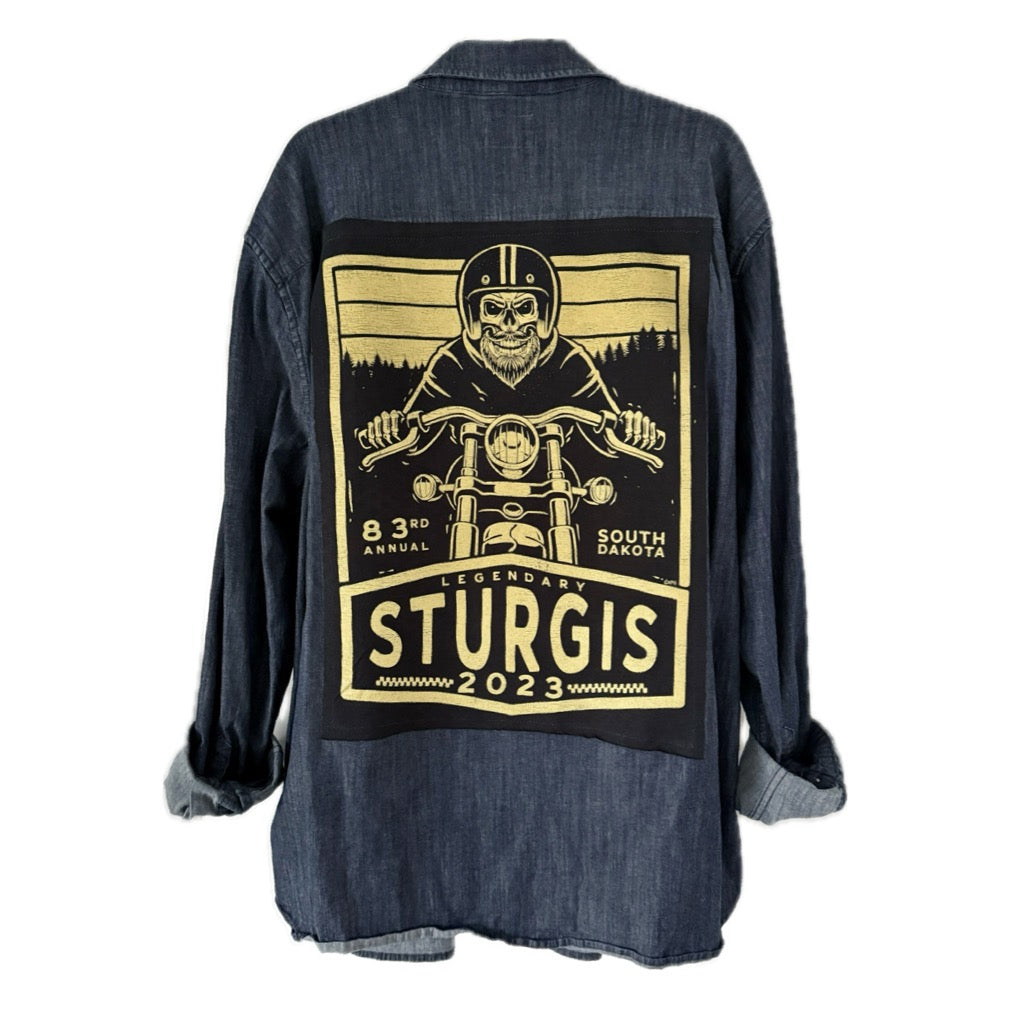 Sturgis South Dakota Button Down