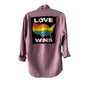Love Wins  Button Down