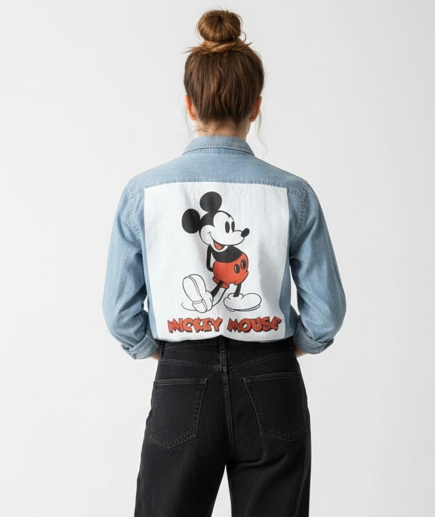 Mickey Mouse Button Down