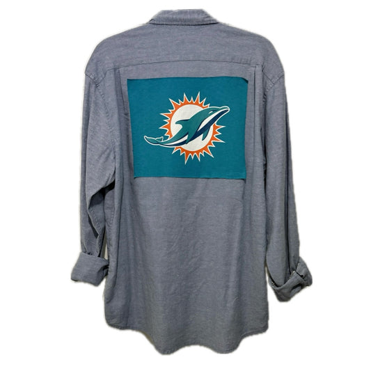 Miami Dolphins Button Down