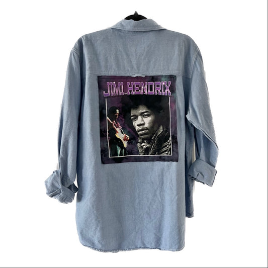 Jimi Hendrix Button Down