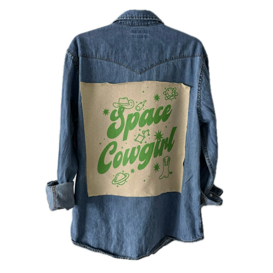 Space Cowgirl Button Down