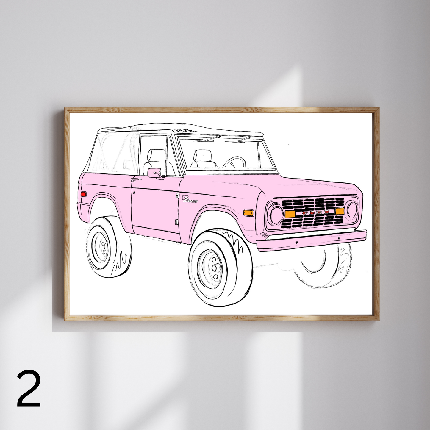 Vintage Bronco Prints