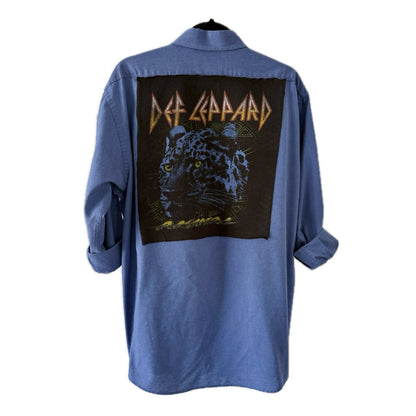 Def Leppard Button Down