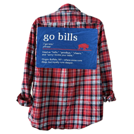 CUSTOM Buffalo Bills Button Down