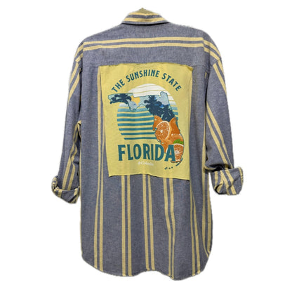 Florida Sunshine State Button Down