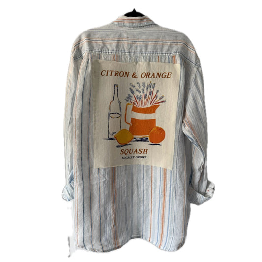 Citron & Orange Button Down