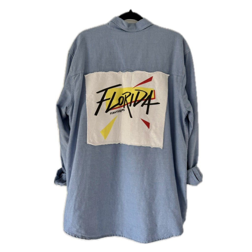 Retro Florida Panthers Button Down