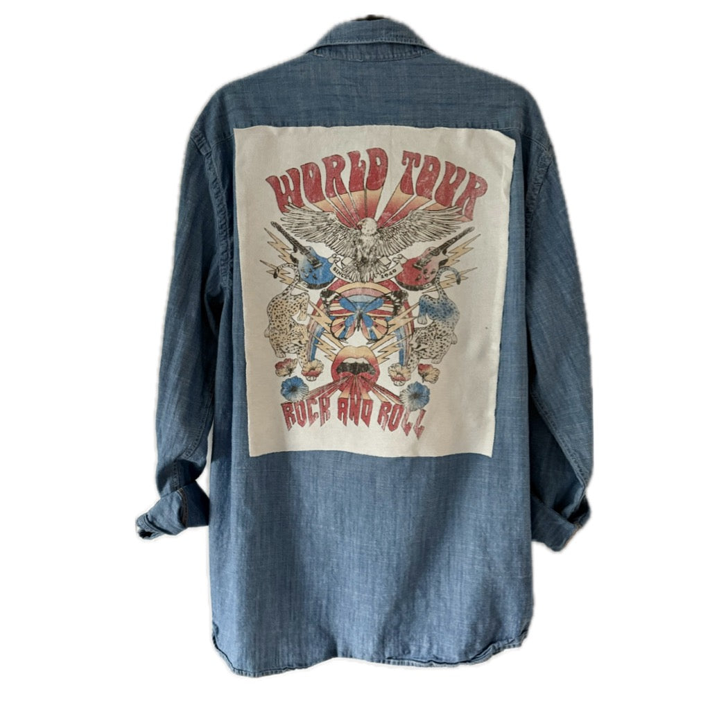 World Tour Button Down