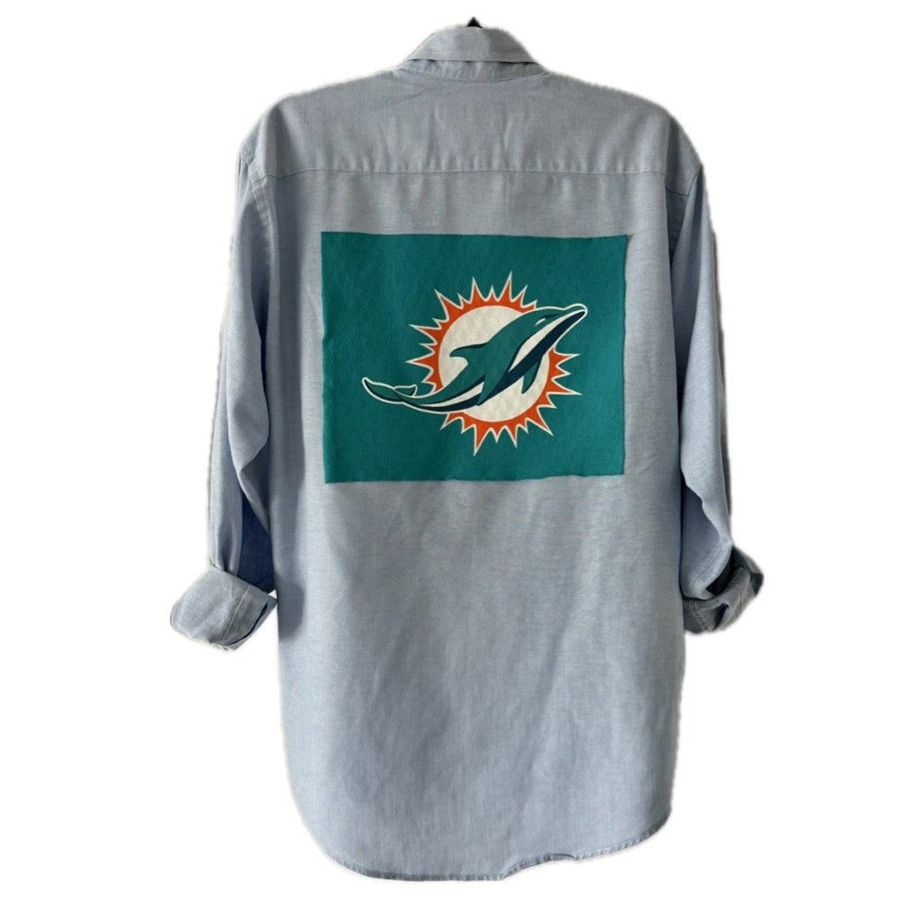 Miami Dolphins Button Down