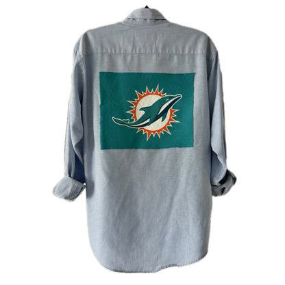 Miami Dolphins Button Down