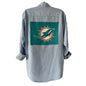 Miami Dolphins Button Down