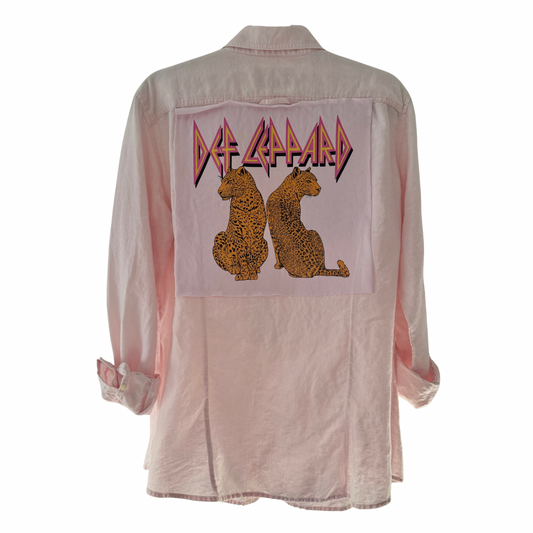 Def Leppard Button Down
