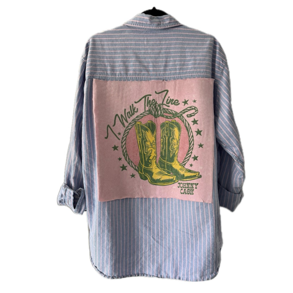 Johnny Cash Button Down