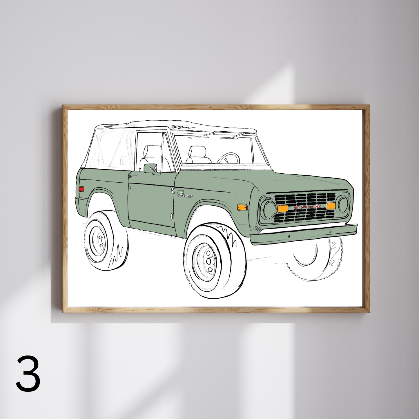 Vintage Bronco Prints