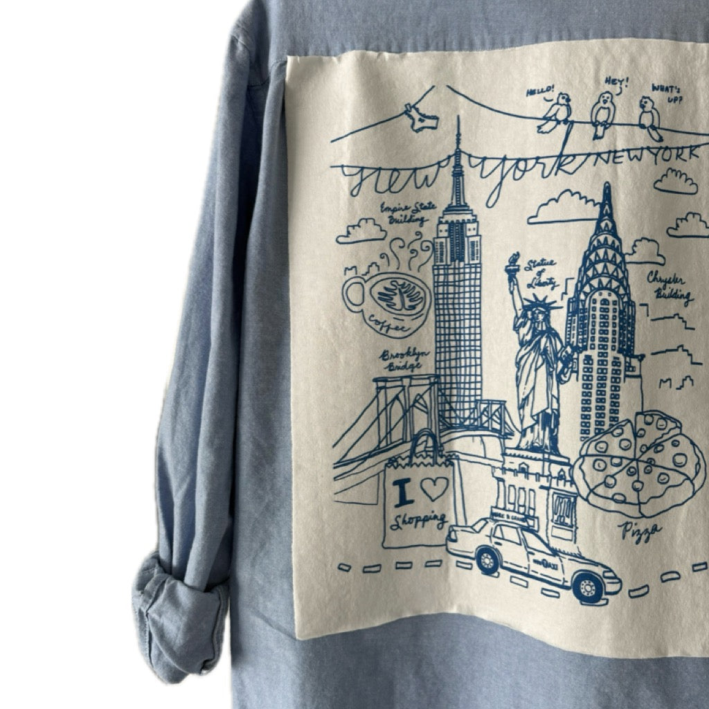 New York City Button Down