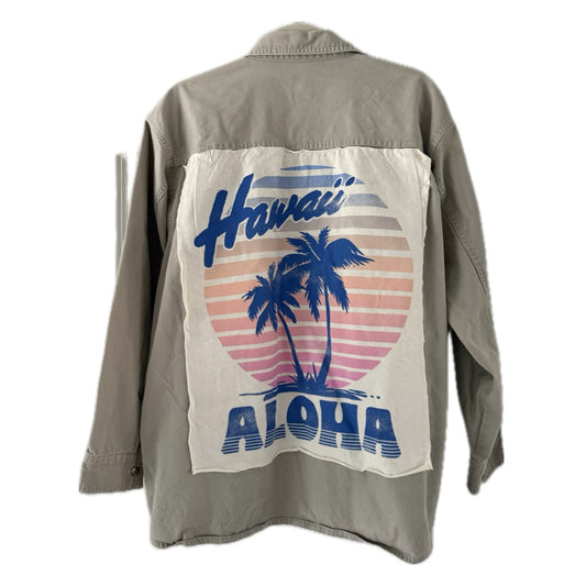 Hawaii Aloha Button Down Jacket