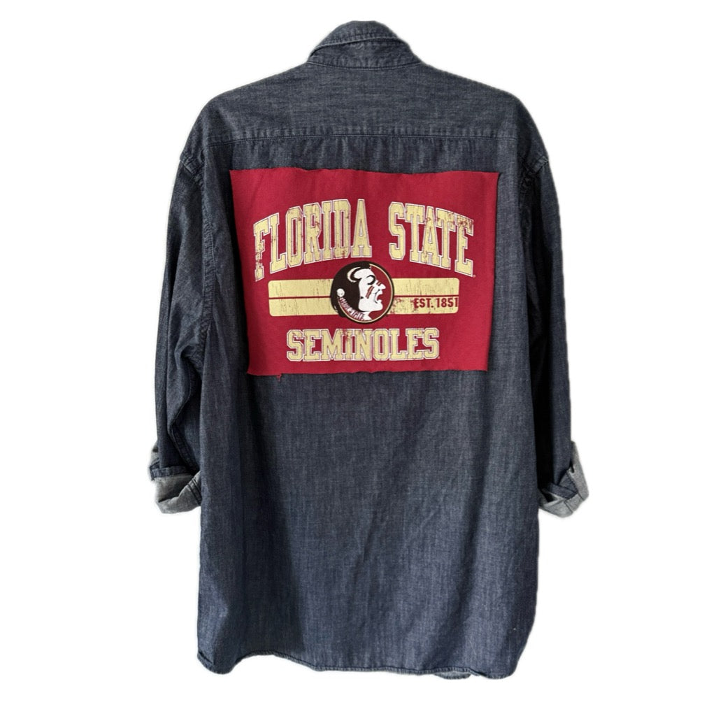 Florida State Seminoles Button Down