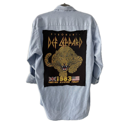 Def Leppard Button Down