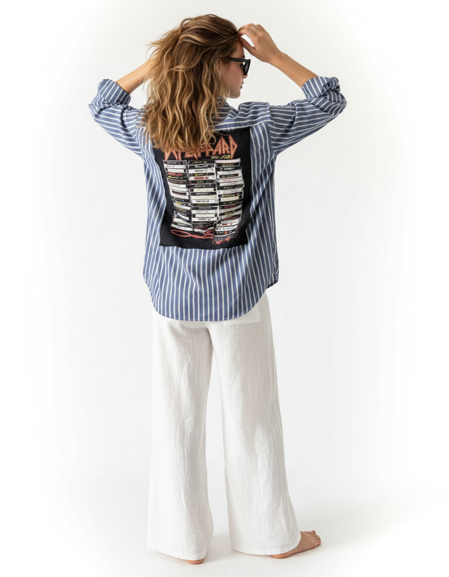 Def Leppard Button Down