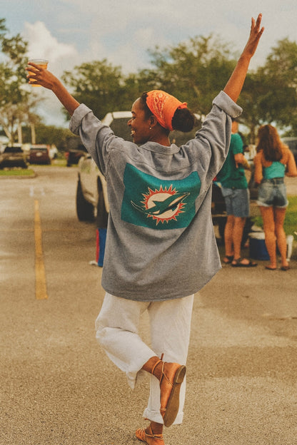 Miami Dolphins Button Down