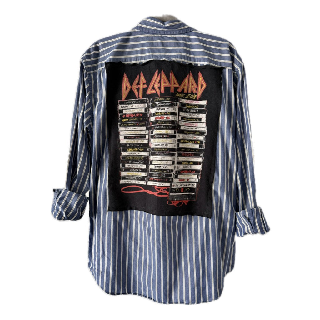 Def Leppard Button Down