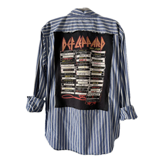 Def Leppard Button Down
