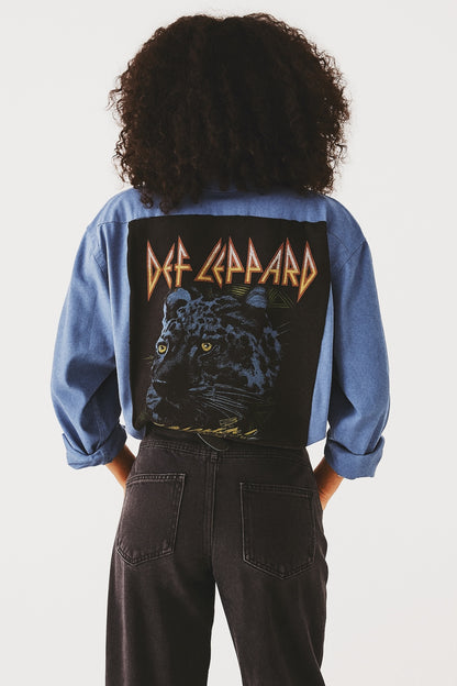 Def Leppard Button Down